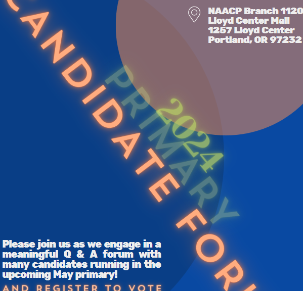 NAACP Candidates Forum on Monday 7