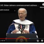Joe Biden giving commencement address at Howard University